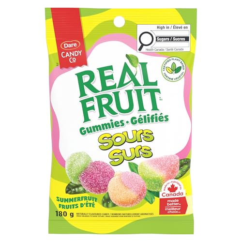 Realfruit Sours Summerfruit Burst Candy, 180 g miniatura 1