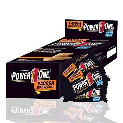 Paçoca Zero Açúcar (Caixa com 24 un. de 18g) Power1One