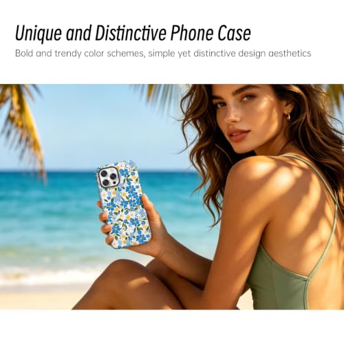 Turenature Compatible with iPhone 15 PRO MAX Case Cute Floral Print-Style-4 - image 6