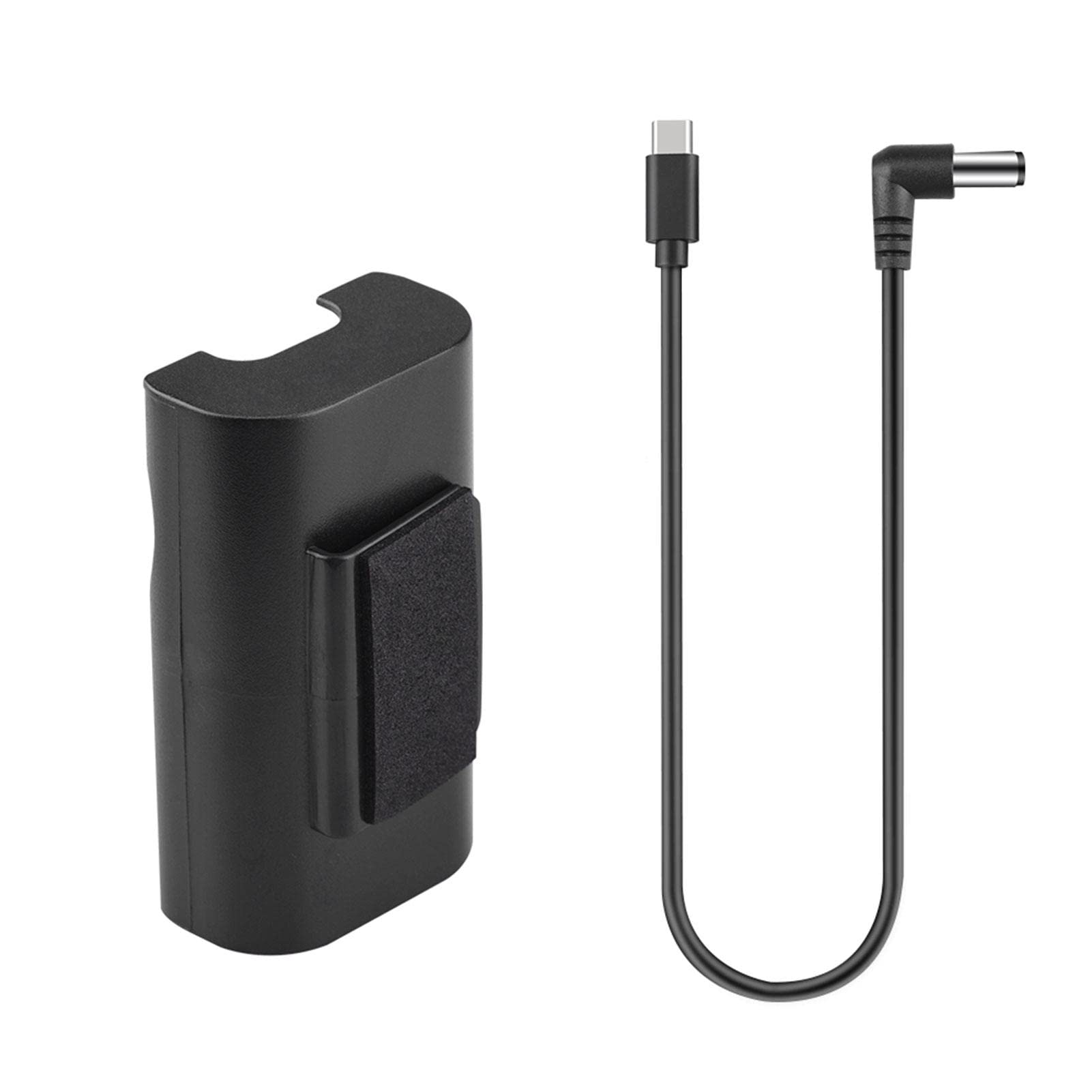 Battery Holder & Short Power Cable for DJI FPV Goggles V2 & V1 Accessories FPV Drone Combo Battery Bracket Clip Fixing Case(Black)