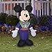 Gemmy Mickey Skeleton Halloween Inflatable 3.5ft 227008