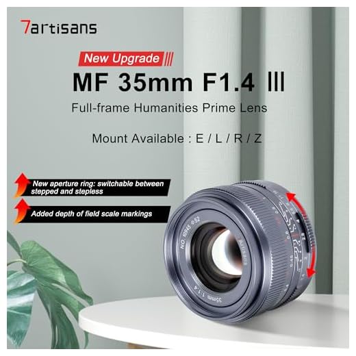 7artisans 35mm F1.4 Mark III Prime Lens