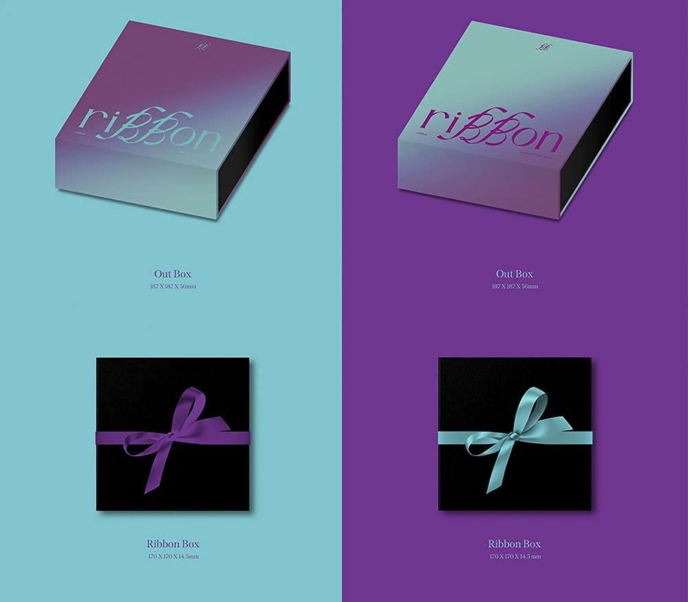 GOT7 BAMBAM riBBon 1st Mini Album 2 Version SET CD+1p Poster On Pack+100p PhotoBook+6p Lyric PostCard+1p Clear PhotoCard+1p Sticker+Tracking Sealed