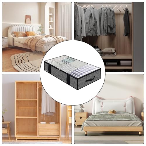 Cajas de almacenamiento para un apartamento ordenado optimizando espacio bajo la cama 5