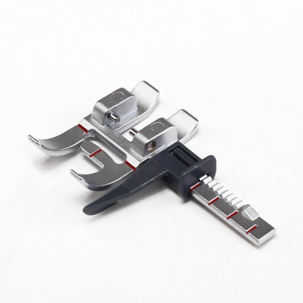 DREAMSTITCH 820677096 Snap On Adjustable Guide Presser Foot for Pfaff Group C,D,E,F,G,J,K IDT System Sewing Machine 820677096 (2)