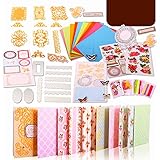 PICKME Greeting Card Making Kit DIY, Handmade Card Making Kits for Adults & Kids, Beautiful Love Assortment of Art Characters with Envelopes, Create Your Personalized Birthday Card & Thank You Card