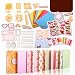 PICKME DIY Card Making Kit, DIY Handmade Greeting Card Kits for Kids, Beautiful Floral Greeting Cards for Birthday, Christmas, Anniversary, Mother's Day, Thanksgiving Day