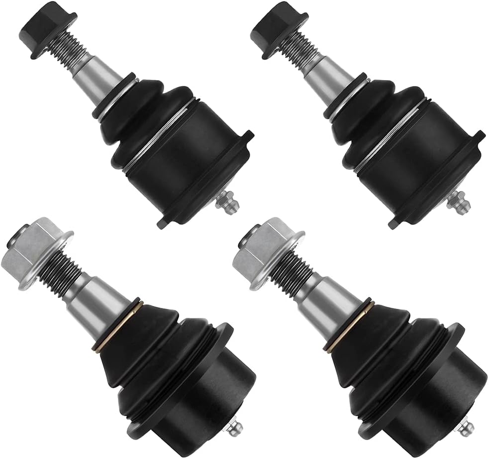 SCITOO 4pcs Front Suspension Kit Lower Upper Ball Joint Fit