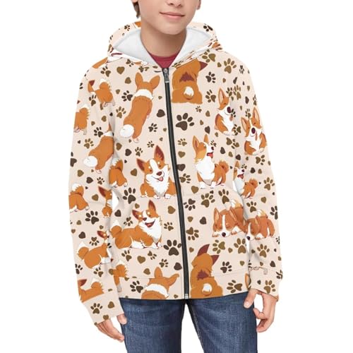 Girls Zip Up Hoodies Long Sleeve Lightweight Casual Jacket Crewneck Soft Novelty Graphic Jacket 6-16Years3