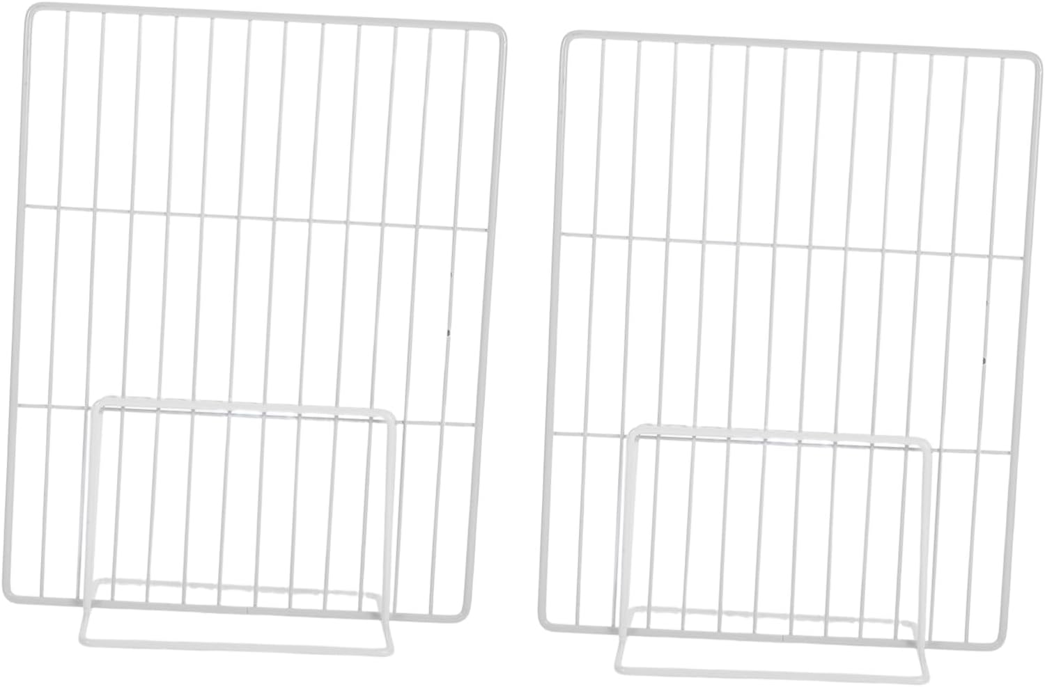 Alipis 2pcs Refrigerator Shelf Divider Adjustable Metal Freezer Separator for Organized Storage Sturdy and Easy Installation for Fridge and Freezer Organization