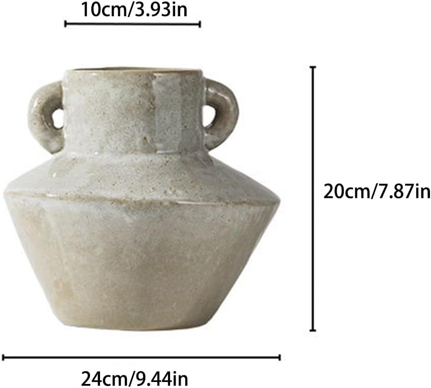 京焼 清風与平作 青華 山水風景人物図 宝瓶 泡瓶 共箱 青花宝相華唐草