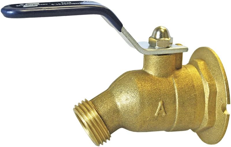 American ValveM74QT 3/4" Quarter Turn Sillcock FIP, 3/4-Inch