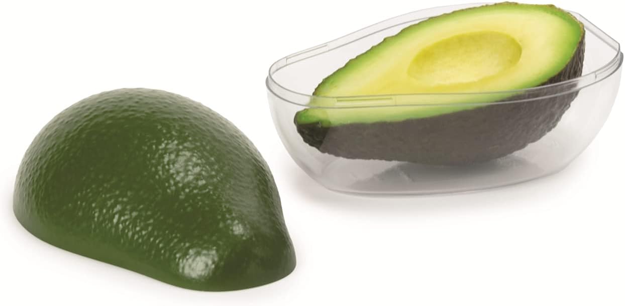 Snips Avocado Fresh Storage Container, Avocado Keeper, Size 13 cm, Transparent and Green, 100% made in Italy, 000903, SN-000903