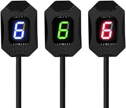 Gear Display Meter Mortorcycle Speed Gear Display Indicator for Su&zuki Gsf 650 800 for V-Strom GSXR 600 SV650 750 Motorcycle Gear Indicator