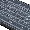 (2 Pack) Universal Clear Anti-Dust Keyboard Skin Protector Cover for 104/107 Keys Standard Desktop Keyboard Reusable Waterproof Keyboard Cover