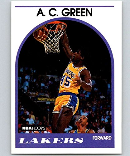 Amazon.com: 1989-90 NBA Hoops #124 A.C. Green Los Angeles Lakers