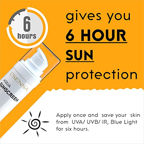 L'SENSA Sunscreen SPF 50 P+++, (Pack of 2) 6hr Sun Protection & Waterproof, Made with Korean Technology, Free from Oxybenzone, For Oily, Sensitive... - Image 2