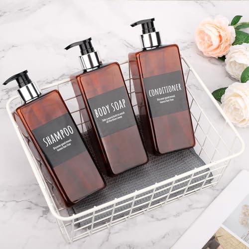 Image of Segbeauty 3pcs Lotion Dispenser Pump Head, Bathroom Shampoo Shower Bottle Pump Replacement, Empty Refillable Bottle Tube Top for Soap Dispenser Conditioner Lotion Body Hand Wash Kitchen Reusable