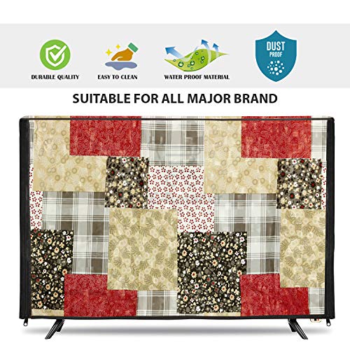 Image of Transparent LCD /LED T.V Protector Cover with Zipper Enclosure for 42 Inch Suitable for All Major Brand & Model (Color-Multi, Size-39x3x24 Inches)