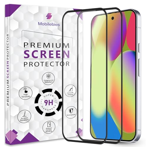 Image of Mobilebies Premium Tempered Glass Screen Protector Guard For Google Pixel 10 5G / 10 Pro 5G (6.3 Inch, Pack of 2) | Edge to Edge Coverage With Easy to installation kit