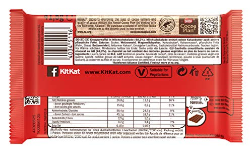 NESTLÉ KITKAT Classic Schokoriegel, Knusper-Riegel mit Milchschokolade & knuspriger Waffel, 24er Pack (24 x 41,5g) – Bild 3