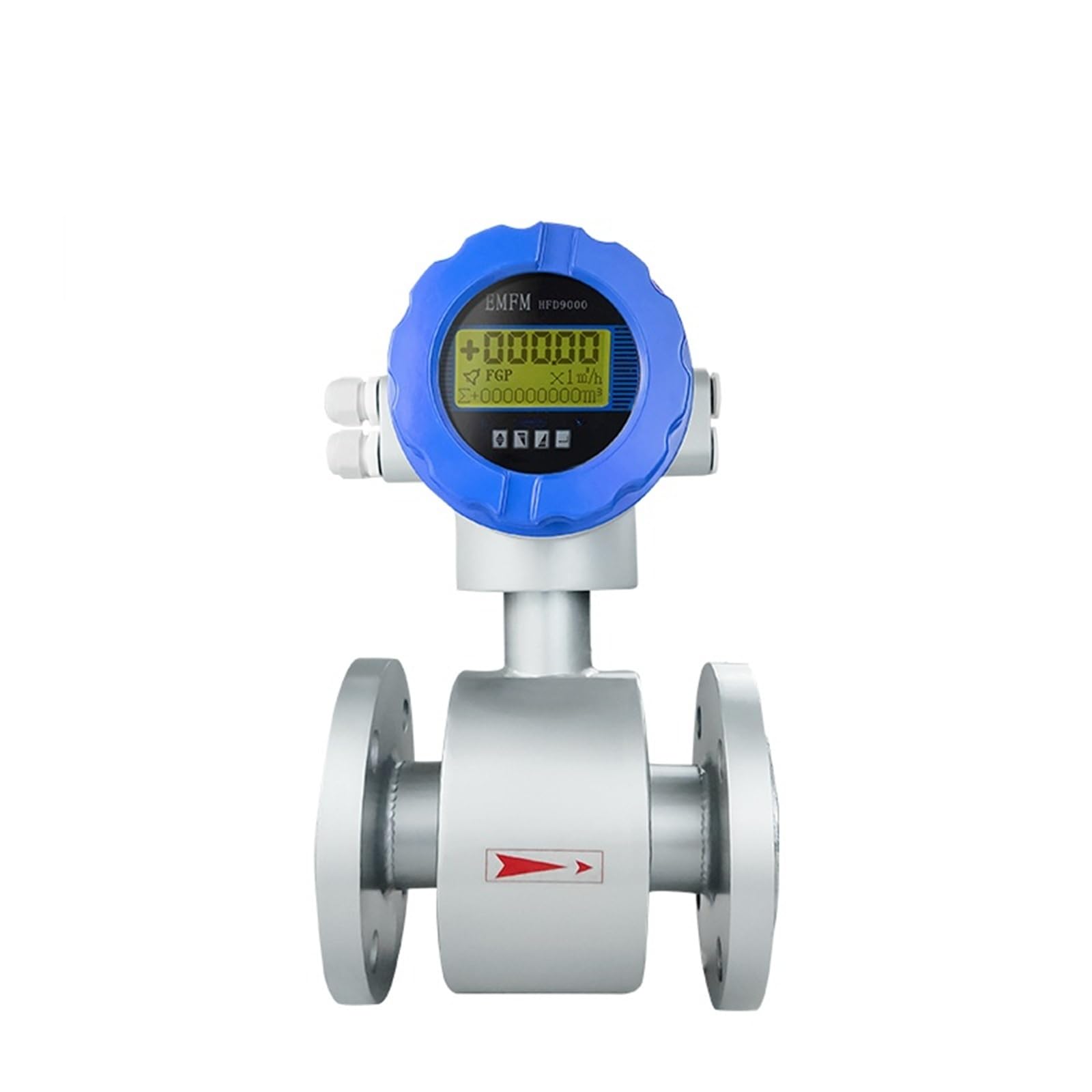 JVDDI Electromagnetic Flowmeter For Sewage Waste Water Electronic Integrated Flow Meter 4-20mA(DN20)
