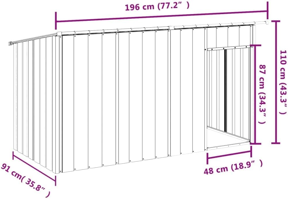 Discover Comfort: vidaXL Spacious Outdoor Dog House Review for Your Furry Friends