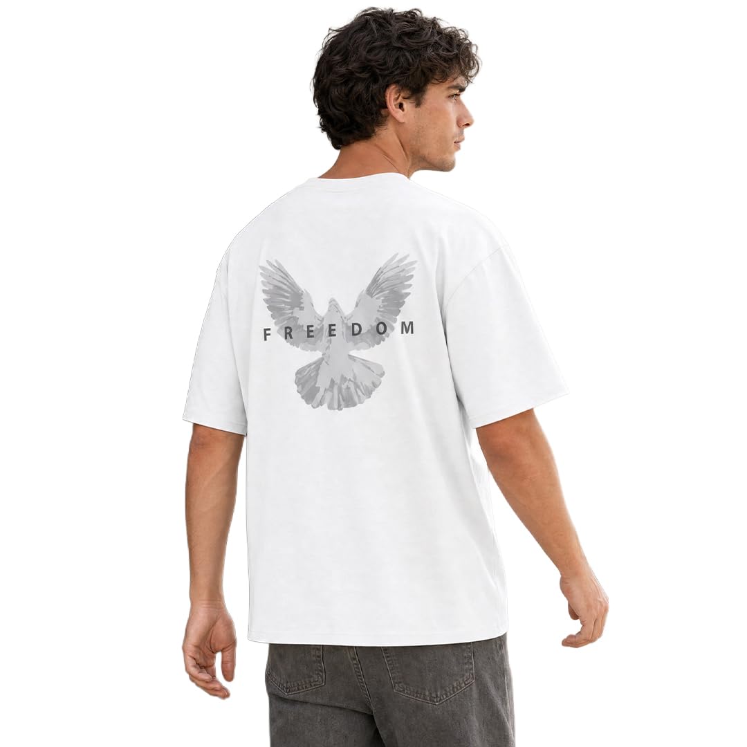 nobero Men's Cotton Oversized Fit T-Shirt-picture-27