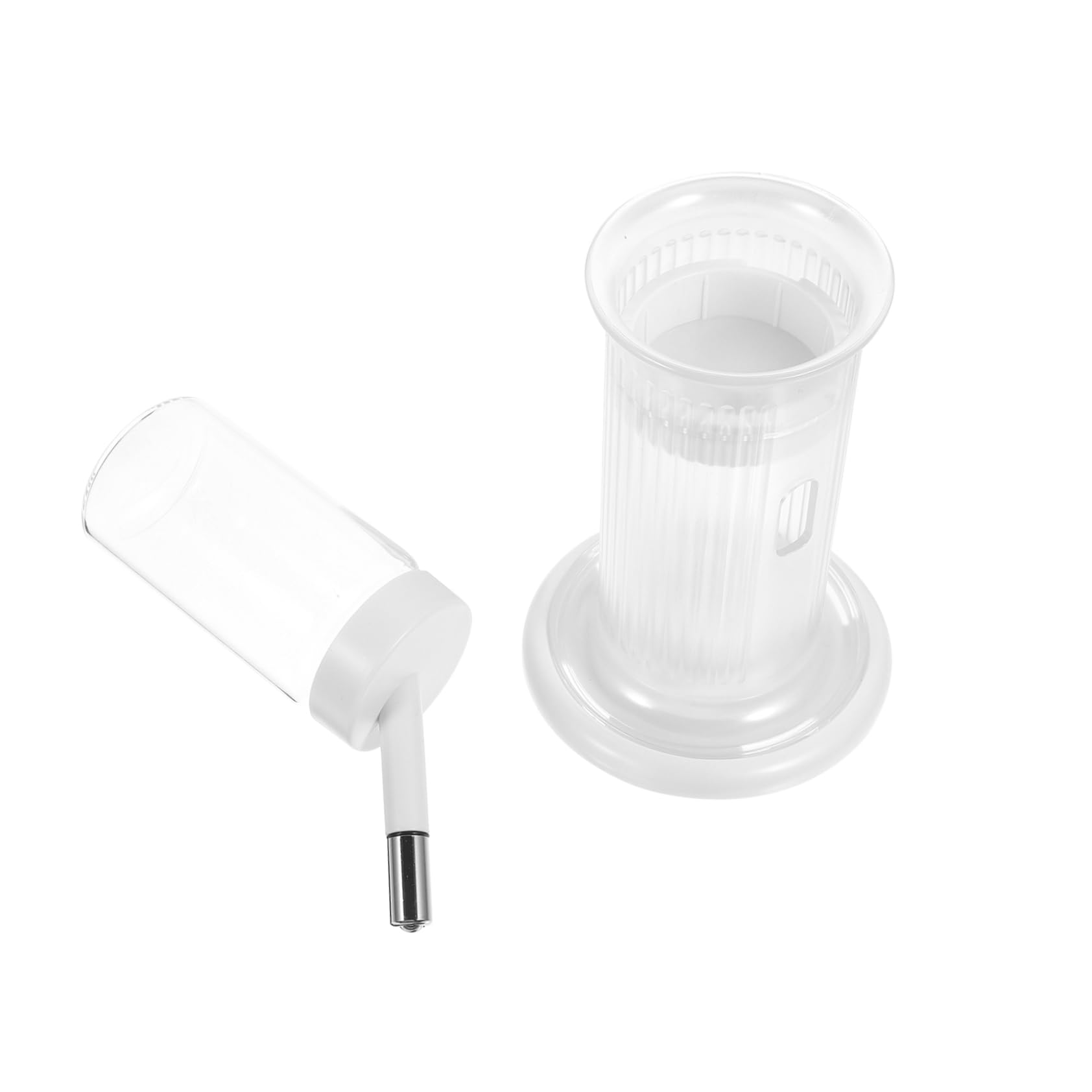 ifundom Daily Hamster Waterer Vertical Water Feeder for Chinchillas and Pets Durable Bottle Holder Convenient Automatic Hydration for Healthy Drinking