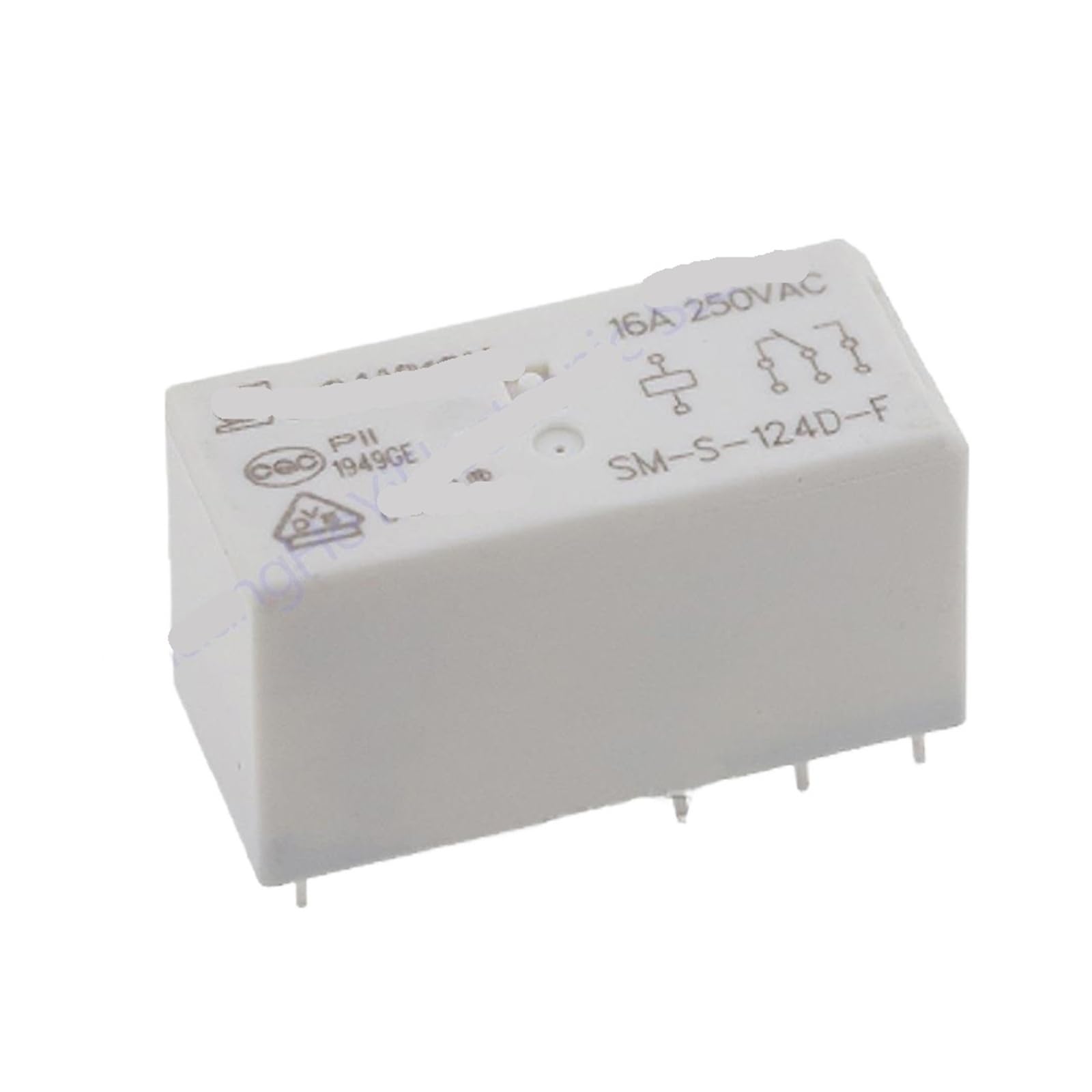 Relé de potencia SM-S-124D-F 24VDC compatible con circuito impreso JQX HF115F 1ZS3 3