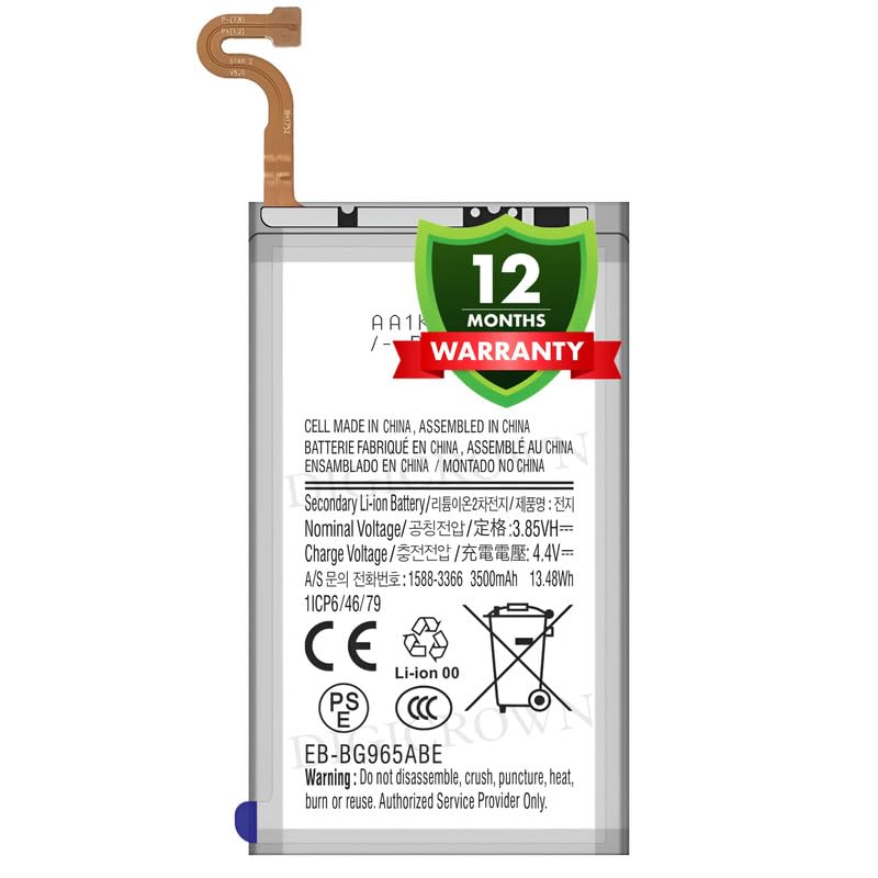 Image of Original EB-BG965ABE Battery Compatible for Samsung Galaxy S9+ S9 Plus - (3500mAh) - 1 Year Warranty