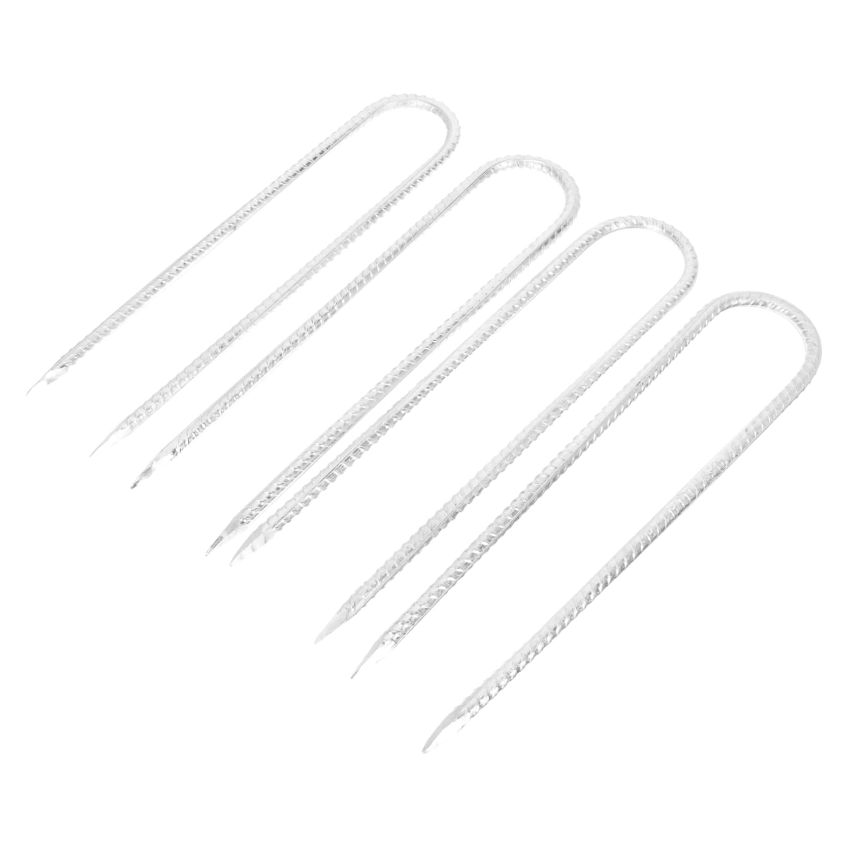 Estacas para suelo Toddmomy de acero galvanizado con 4 clavos de fijación para camping