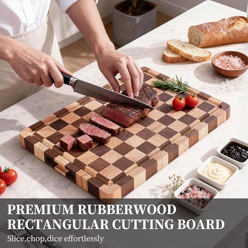 Tabla de Cortar Rectangular de Madera WILLKOMMEN miniatura 2