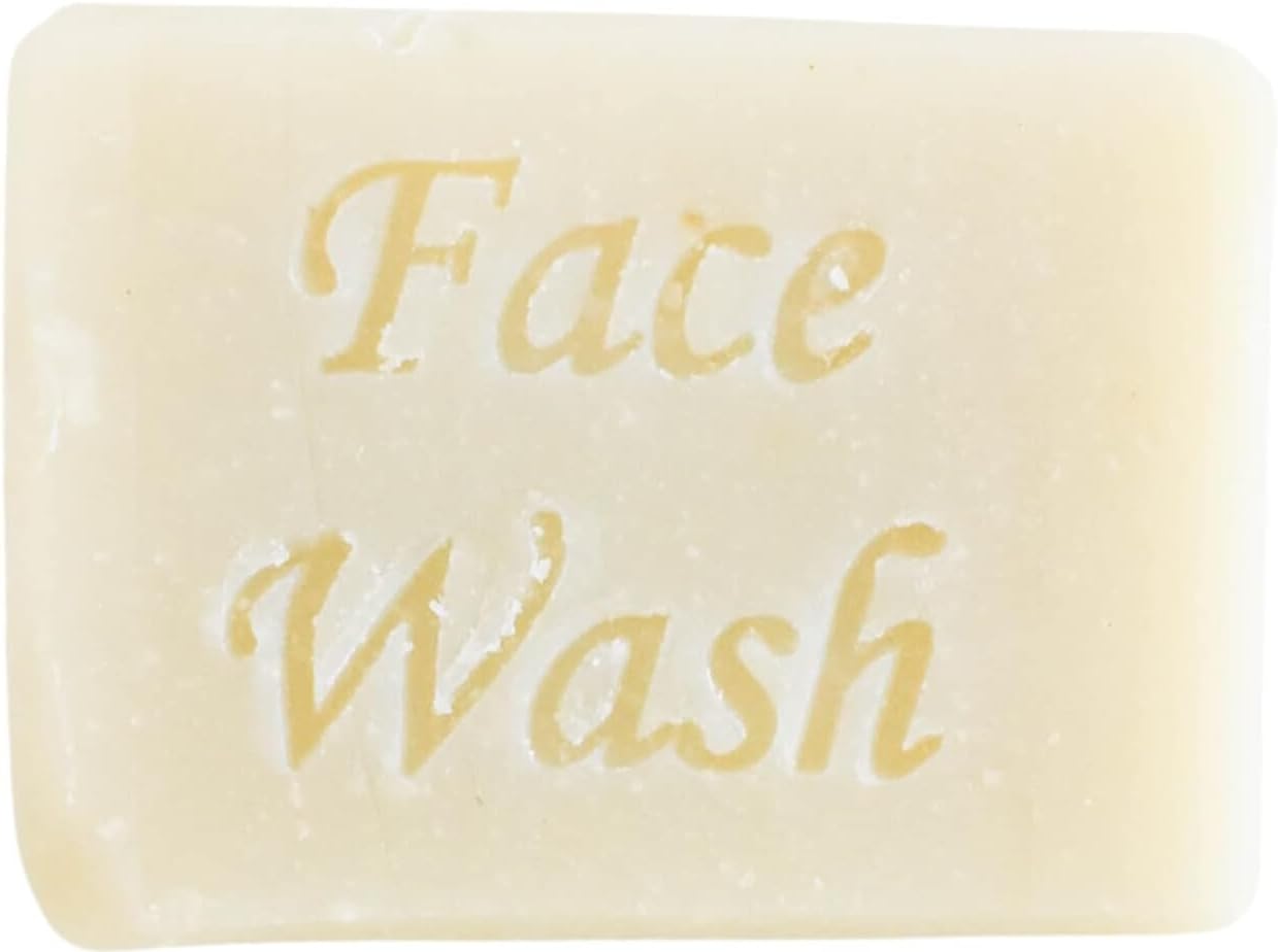 Cocoa Butter Face Wash Bar, Scent-Free Facial Cleanser, All-Natural Vegan Soap Enriched with Coconut Milk & Bentonite Clay, Gentle Face Cleanser for Delicate Skin, 75g - The Natural Spa