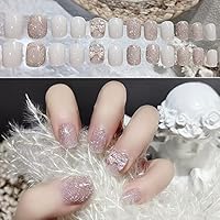 Amazon | Turkalla ネイルチップ 手用 24枚入 12別サイズ 3D立体感 蝶