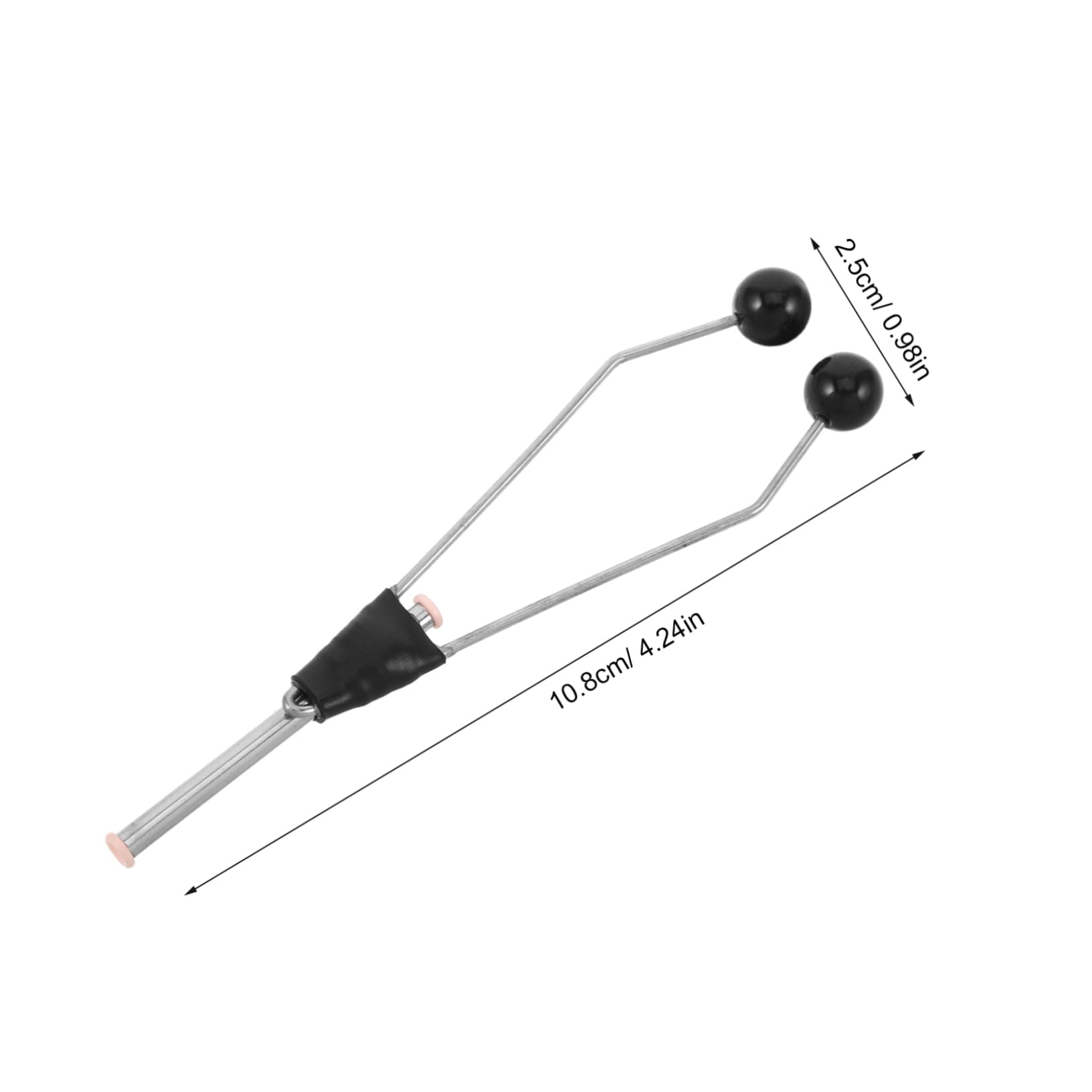 INOOMP Fly Tying Ceramic Bobbin: Stainless Steel Bobbin Thread Holder Lure Making Tools Fly Tying Gear for Fishing Accessories