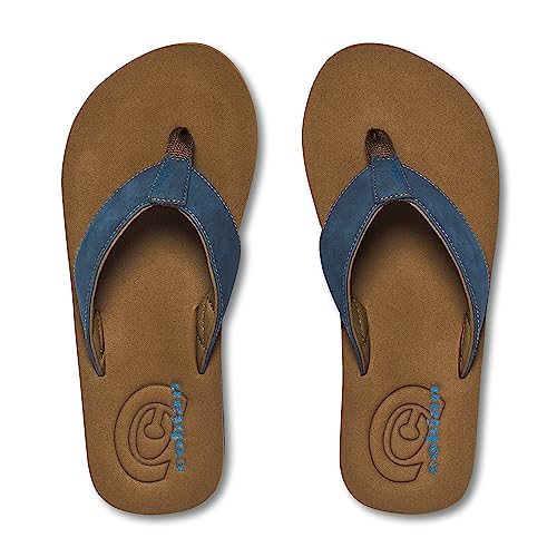 Cobian Men's Sandal Floater 2 Flip Flop, Blue, 104