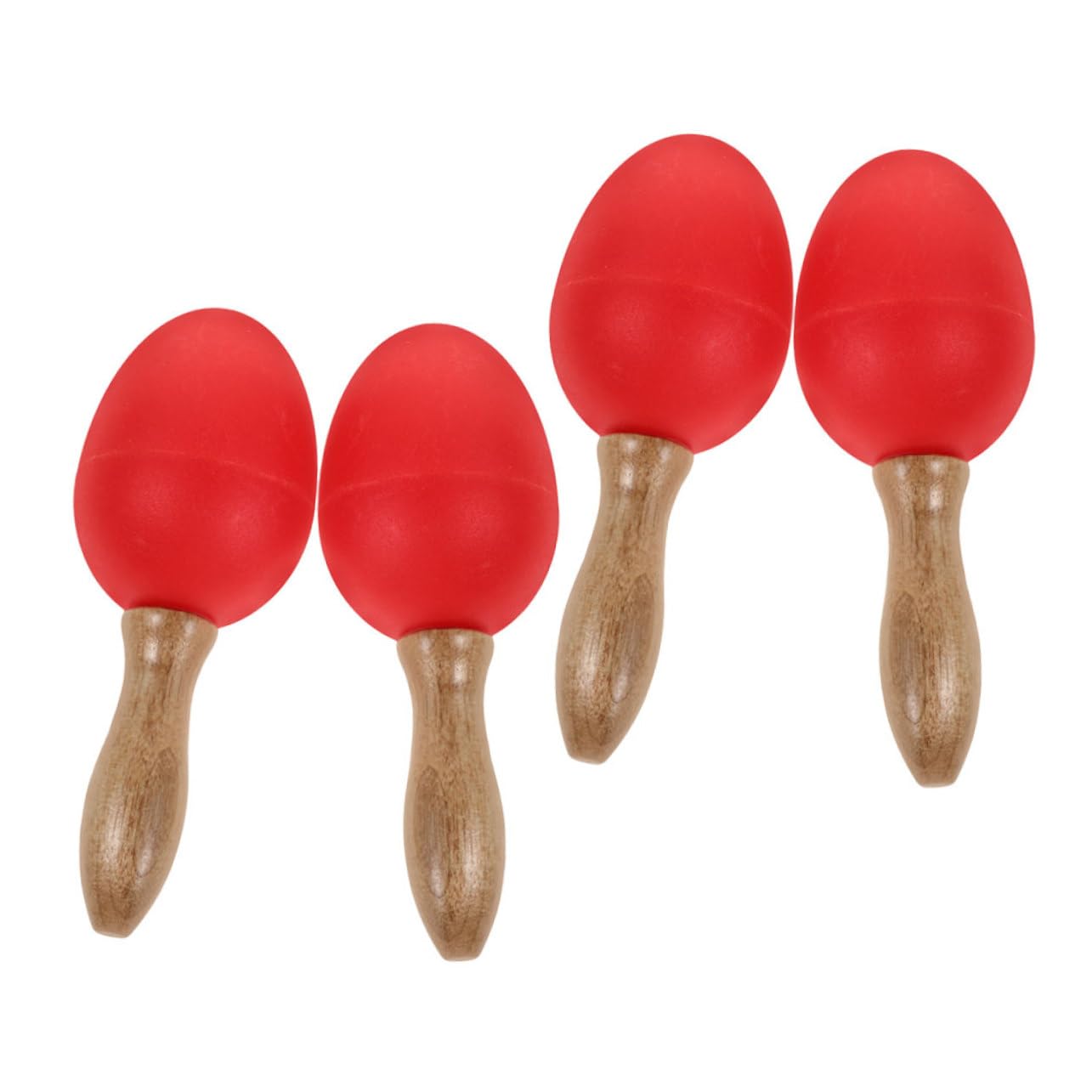 VANZACK Tambourines Shakers Egg Boys and Girls Percussion Musical 2 Pairs for Sensory Play