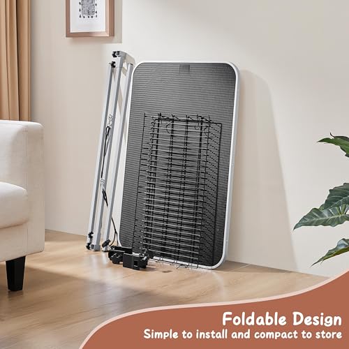 Yaheetech 91cm Pet Dog Grooming Table Height Adjustable Dog Beauty Table for Large Small Dogs w/Storage Basket/Noose Tools 164cm High Black - Image 8