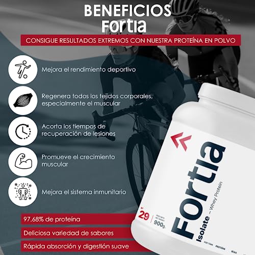 FORTIA-Proteinas-Isolate-100-Proteina-Isolada-900g-Whey-Protein-Isolate-Proteinas-para-Masa-Muscular-Proteina-Isolate-Materias-Primas-de-Primera-Calidad-100-Proteina-Iso-para-Atletas
