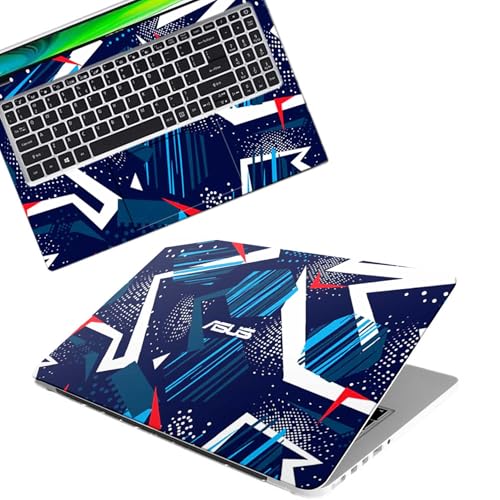 Image of DSGN 162 Full Body Laptop Skin Bubble-Free| Laminated| Removable| HD Quality Sticker for Laptops Upto 15.6 Inches Compatible with Asus