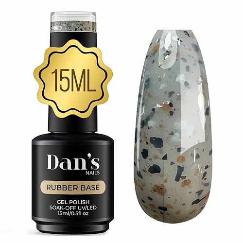 Miniatura 10 de Dan's Nails Capa base de gel de goma transparente de 0.5 onzas líquidas para uñas, lámpara UVLED, manicura profesional de larga duración