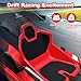 Electric Go Kart Drift Cart with Length Adjustable Seat, LED Lights, Cool Rear Spoiler, 3 Speed Mode with 700W Motors, Max 18.6 MPH, Go Cart Ultimate Drift Experience for Ages 8+