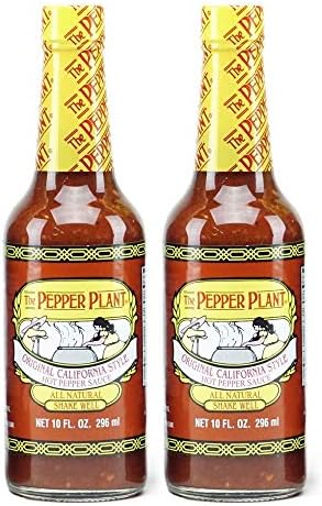 The Pepper Plant Hot Sauce, Original, 10 Oz (Pack of 2)