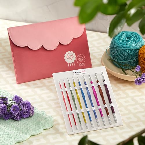 KnitPro Zing Deluxe Single-Ended Crochet Hook Set, Multicolour - Image 3