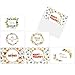 Ohuhu Thank You Card, 48 Thank U Greeting Cards of 6 Designs W/ 48 Envelopes for Wedding, Graduation