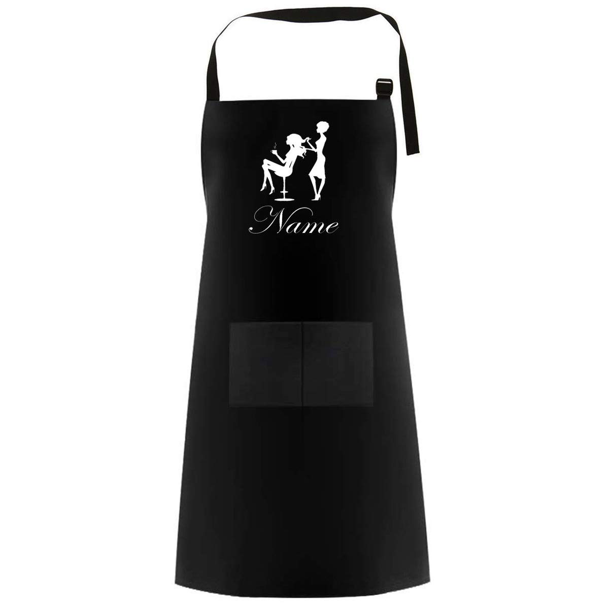 Ferocity Professional salon apron for barber salon Waitress Beauty salon and home use with your text or logo Name barber chair [109]