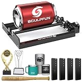 SCULPFUN Laser Rotary Roller, Laser Engraver Y-axis Rotary Module, 360° Laser Rotary Attachment for