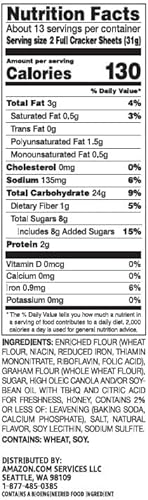 Happy Belly ASD97 Amazon Brand - Happy Belly Honey Graham Crackers thumb #2