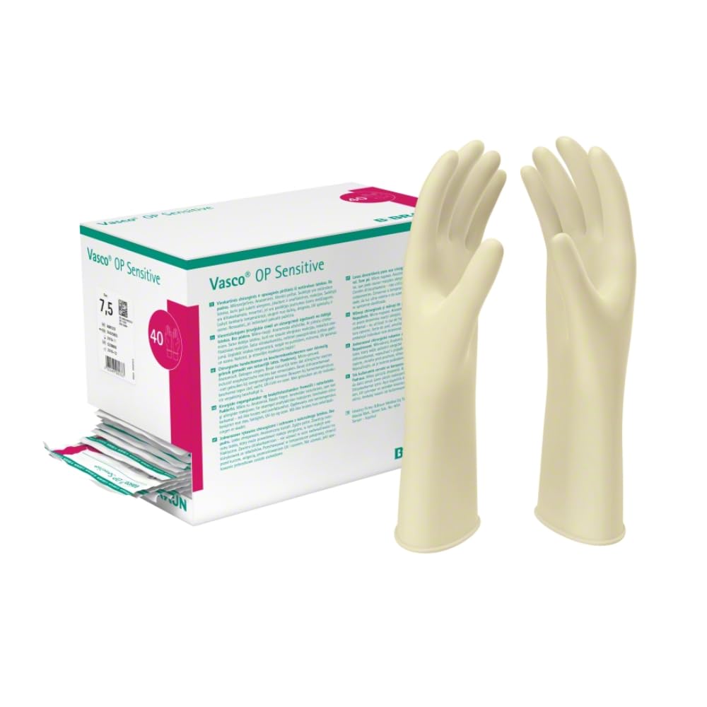 Guantes quirúrgicos de uso único sin polvo